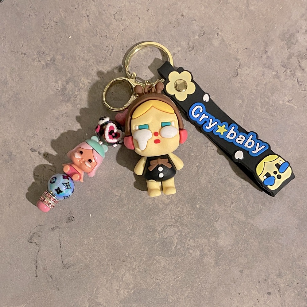 Cry Baby Key Purse Charm